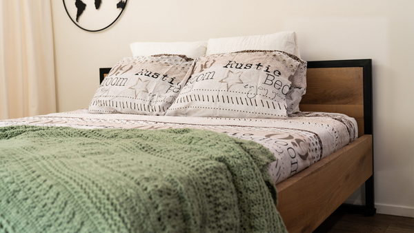 Bed Iron/wood - Metalen Poot