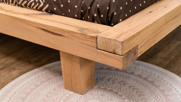 Balken Bed - Puur Natuur - Massief Eiken
