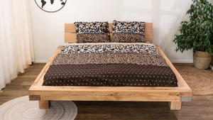 Balken Bed - Puur Natuur - Massief Eiken