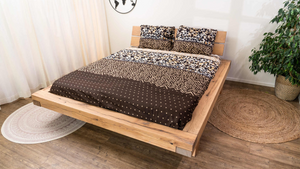 Balken Bed - Puur Natuur - Massief Eiken