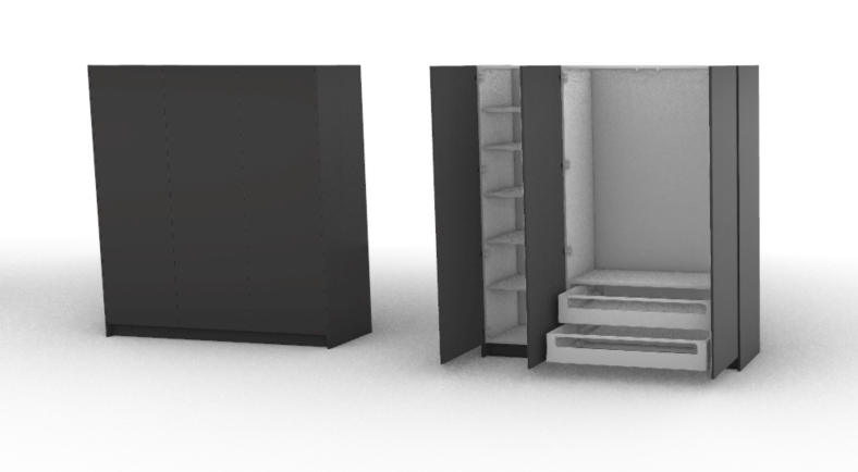 hoge kast 3 breed