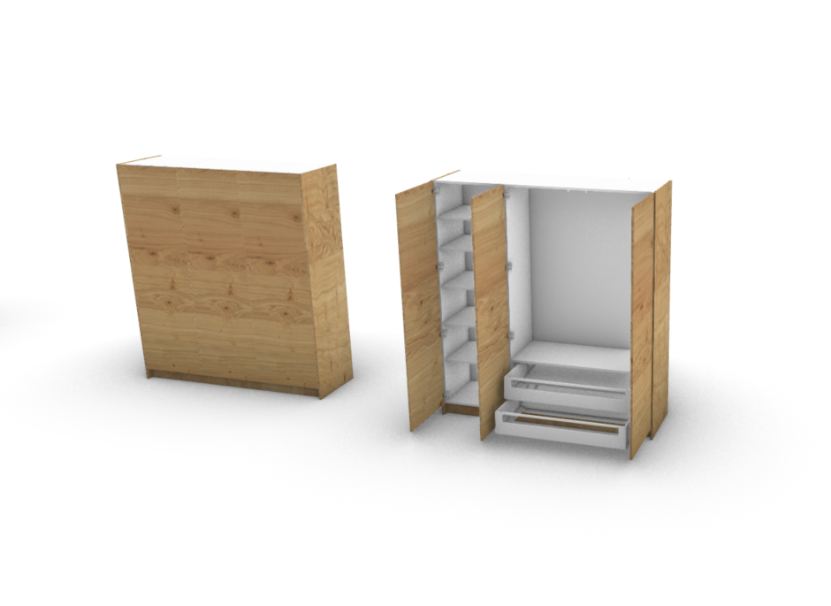 hoge kast 3 breed