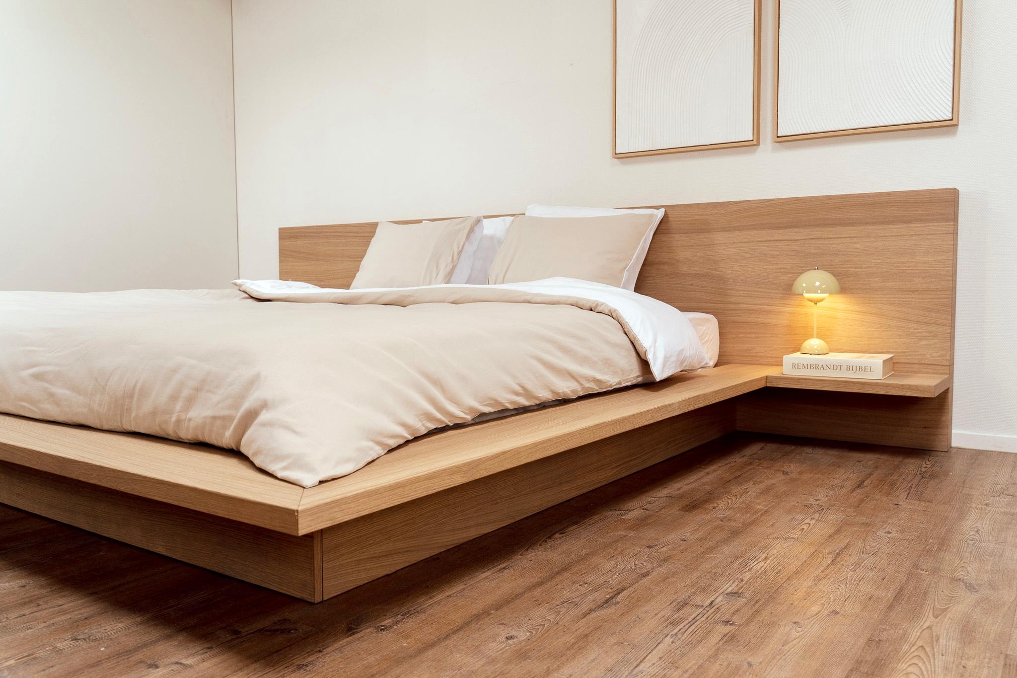Japans zwevend bed met lage Japandi vormgeving - foto 2