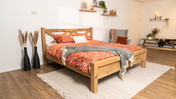 Eiken bed Maple