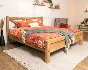 Eiken bed Maple