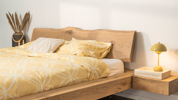 Balken Bed - Puur Natuur - Massief Eiken