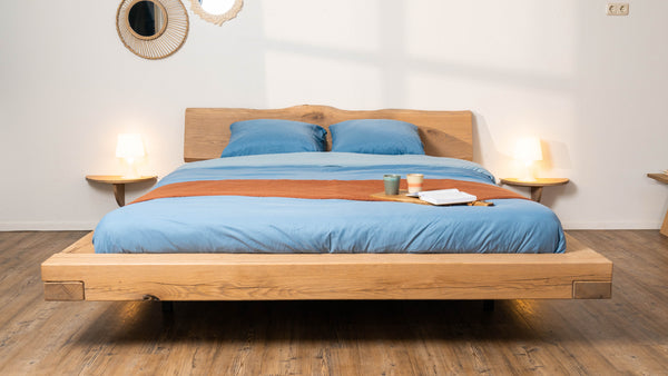Zwevend Eiken Bed