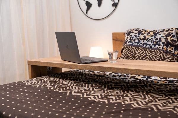 Bedtafel Massief Eiken - Ruimte onder Tafel
